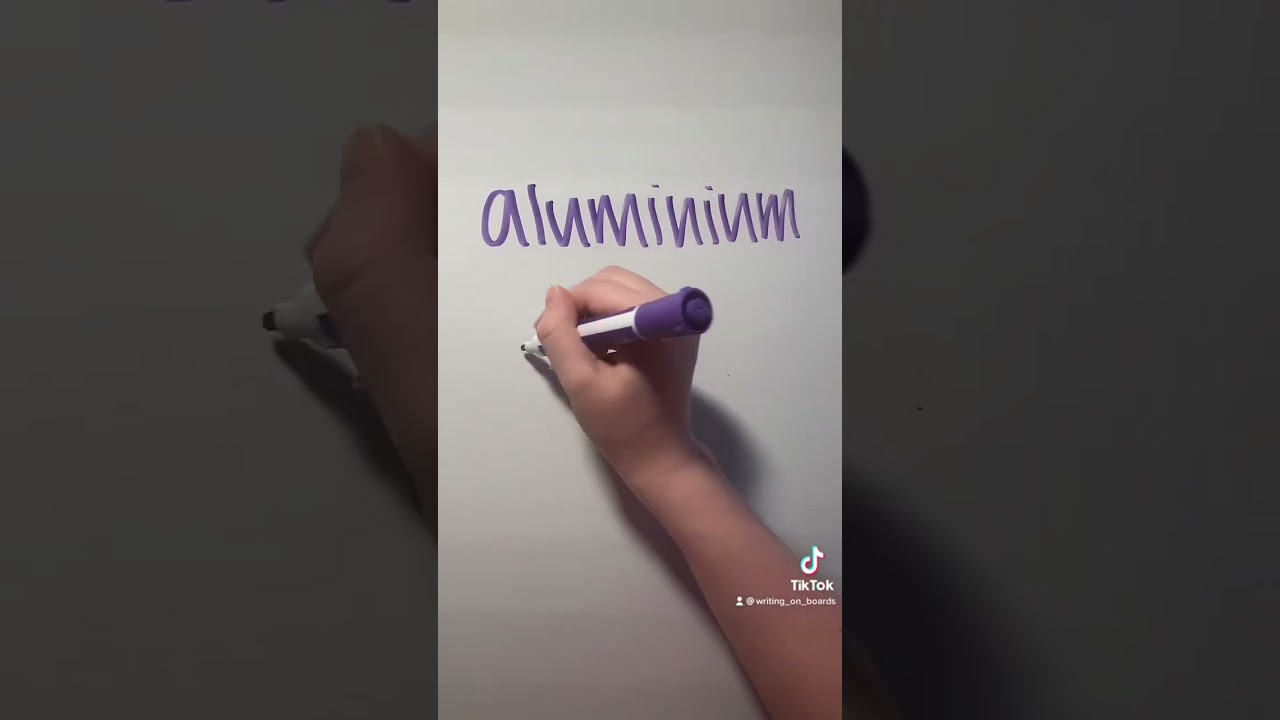 ASMR white board - Aluminium ⭐️✨ #shorts #asmr #relaxing #satisfying