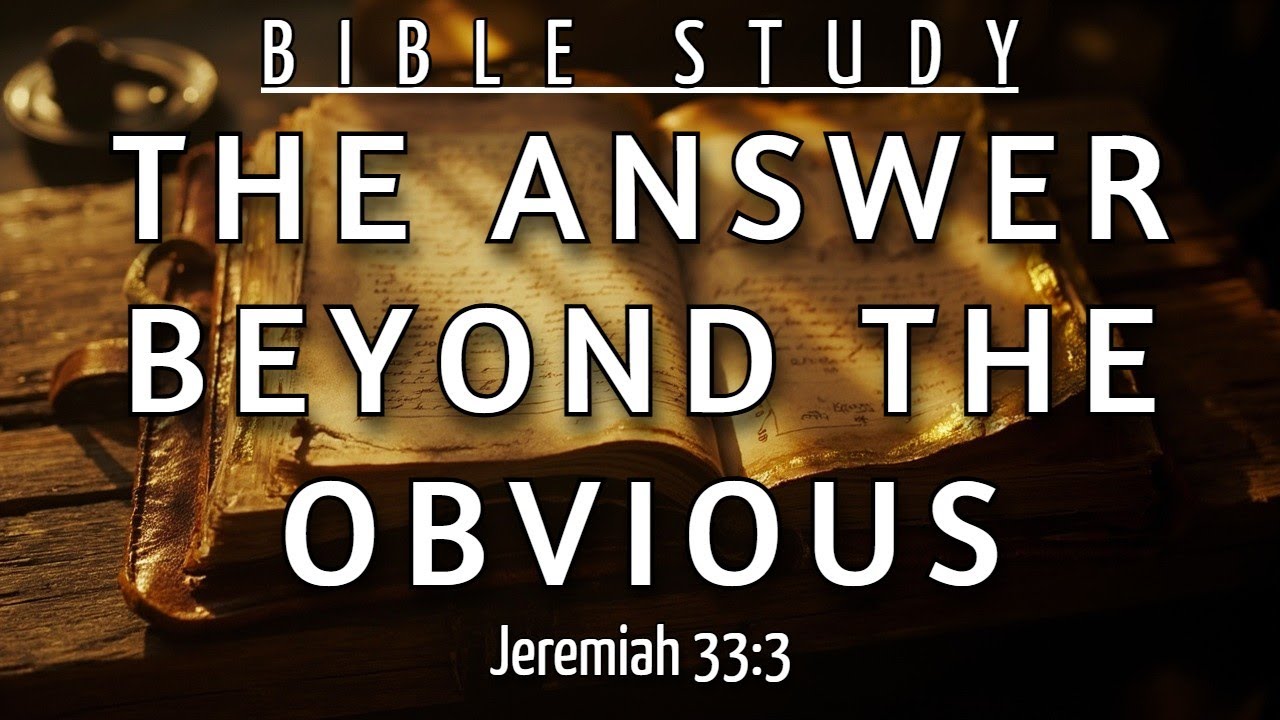 THE SECRET GOD REVEALED INSIDE THE PRISON OF JERUSALEM - JEREMIAH 33:3