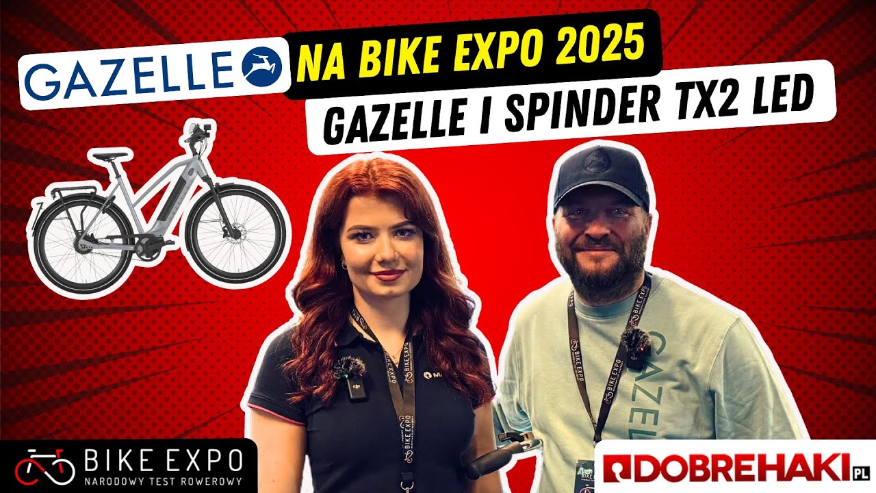 Bike Expo 2025 – Gazelle i Spinder TX2 LED: Ikony holenderskiej precyzji