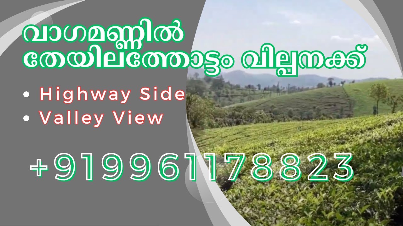 വാഗമണ്ണിൽ അടിപൊളി view ഉള്ള സ്ഥലം കുറഞ്ഞ വിലക്ക് | Vagamon RealEstate