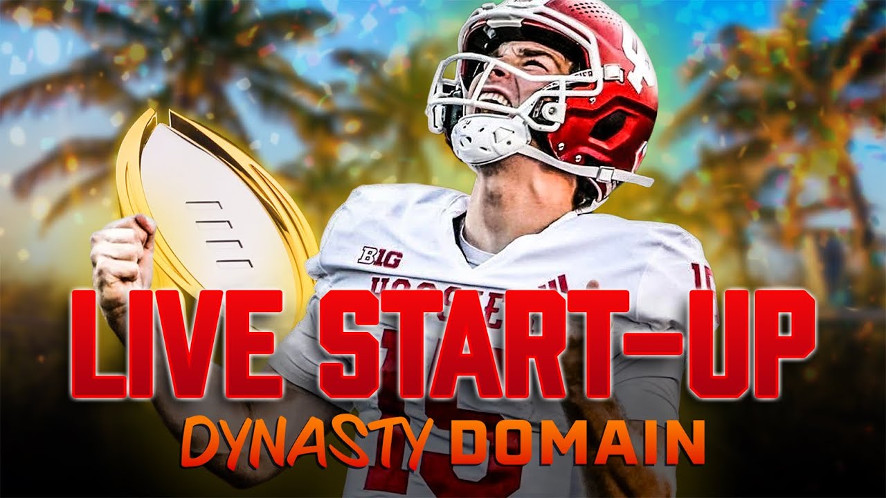 LIVE Dynasty Startup Draft w/ Rookies (NATIONAL CHAMPS)