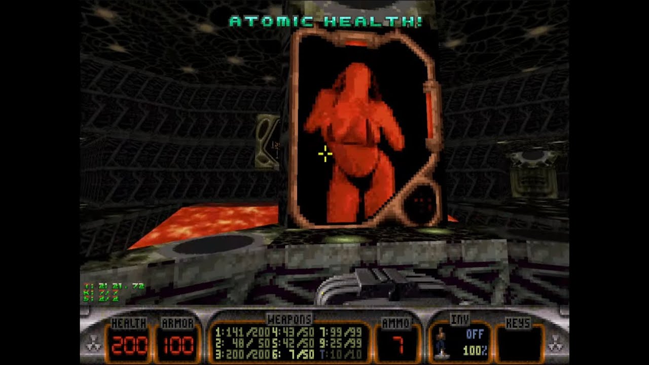 PSX - Duke Nukem Total Meltdown - E4L7: Faces Of Death- [GGS] - 100% Kills & Secrets