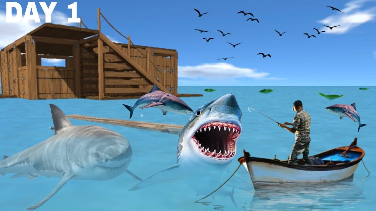 OCEANBORN ❗SURVIVAL GAME❗DAY 1❗OCEAN SURVIVAL GAME..