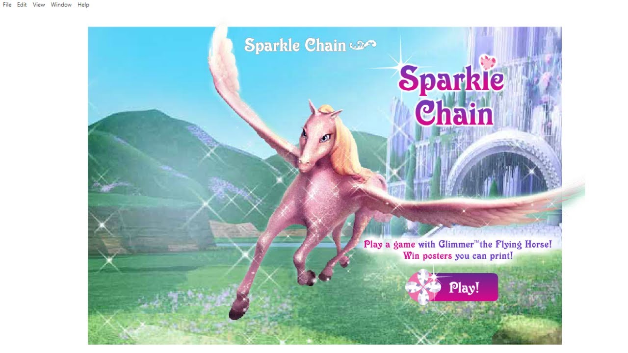 Barbie: Sparkle Chain (Barbie and The Diamond Castle game)