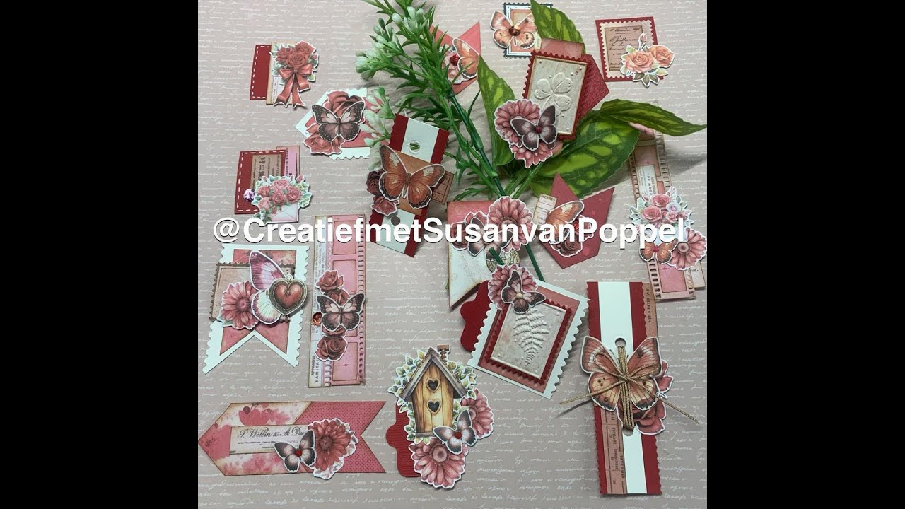 Embellishments met restjes van afgelopen creaties (12 febr 2025)