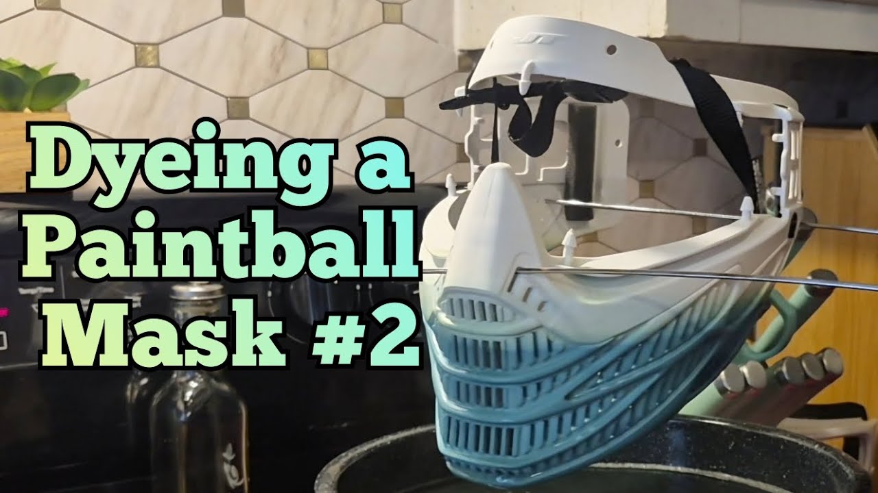 Dyeing A Paintball Mask #2