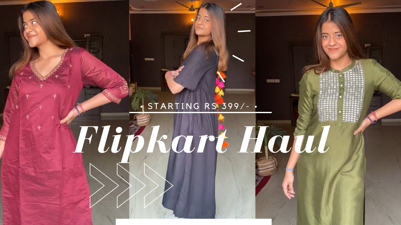 {✨KURTI HAUL ❣️✨} [From Flipkart UNDER Rs 499/- DESIGNER KURTI]| Kurti |Suit #butterflies #kurtihaul