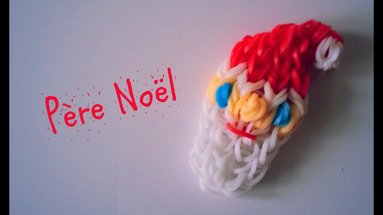 Comment faire le Père Noël avec des élastiques sans machine
