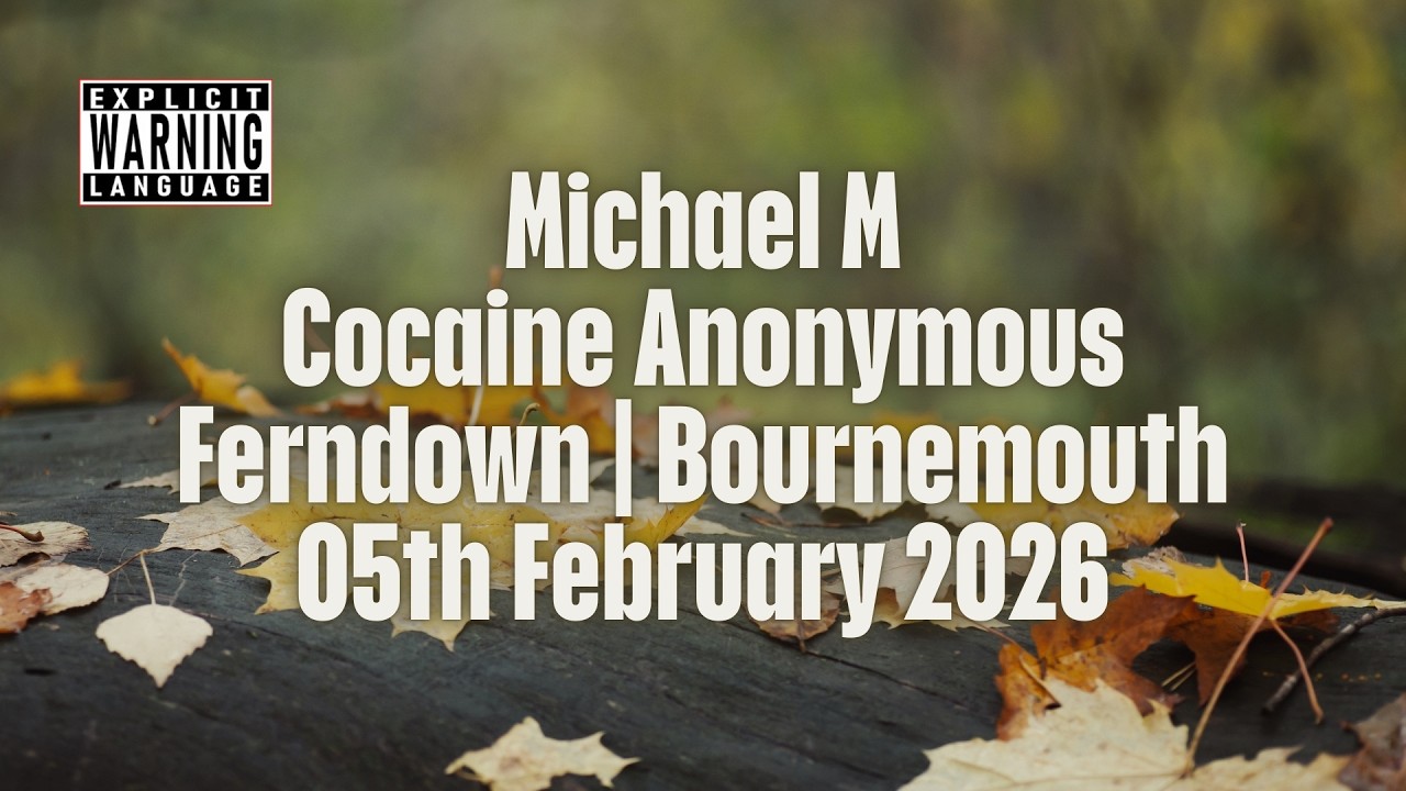 Cocaine Anonymous - 12 Step recovery share - Michael M