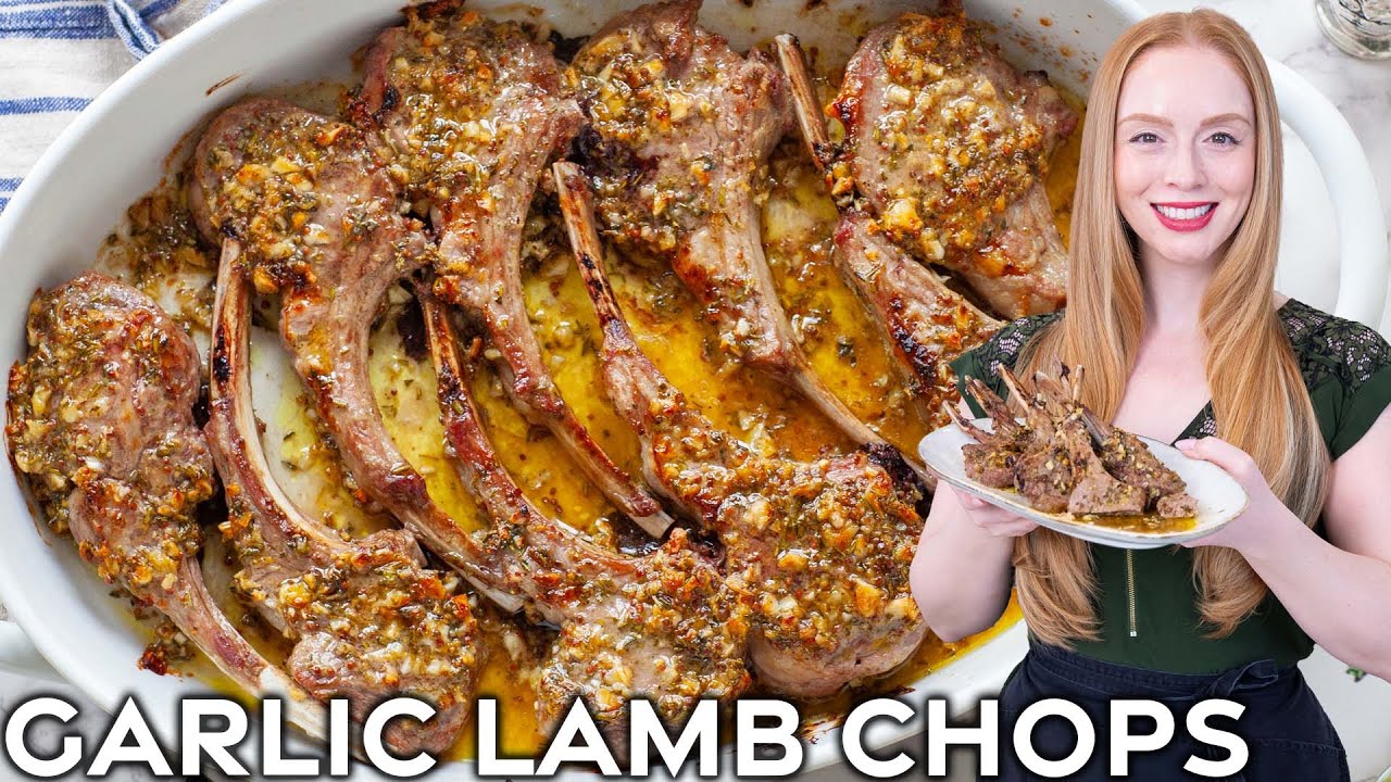 The Best Lamb Chops Recipe! With Garlic & Herbs