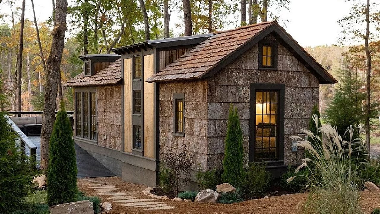 Truly A One Of A Kind Lakefront Tiny Home by Designer Cottage