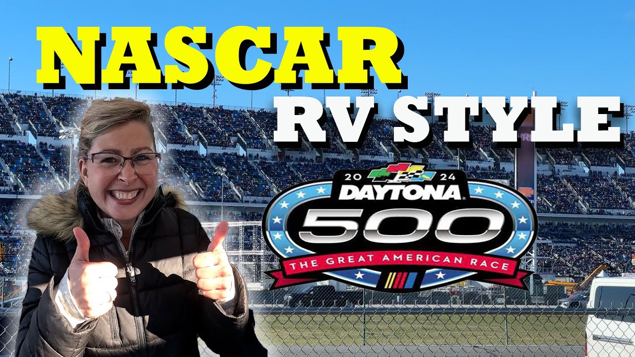 2024 Daytona 500 - RVing in Center Field | Vintage Airstream Tour | RV Life