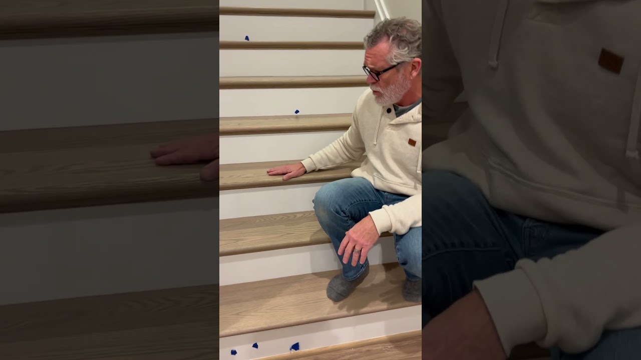 Matching wood stairs to LVP flooring