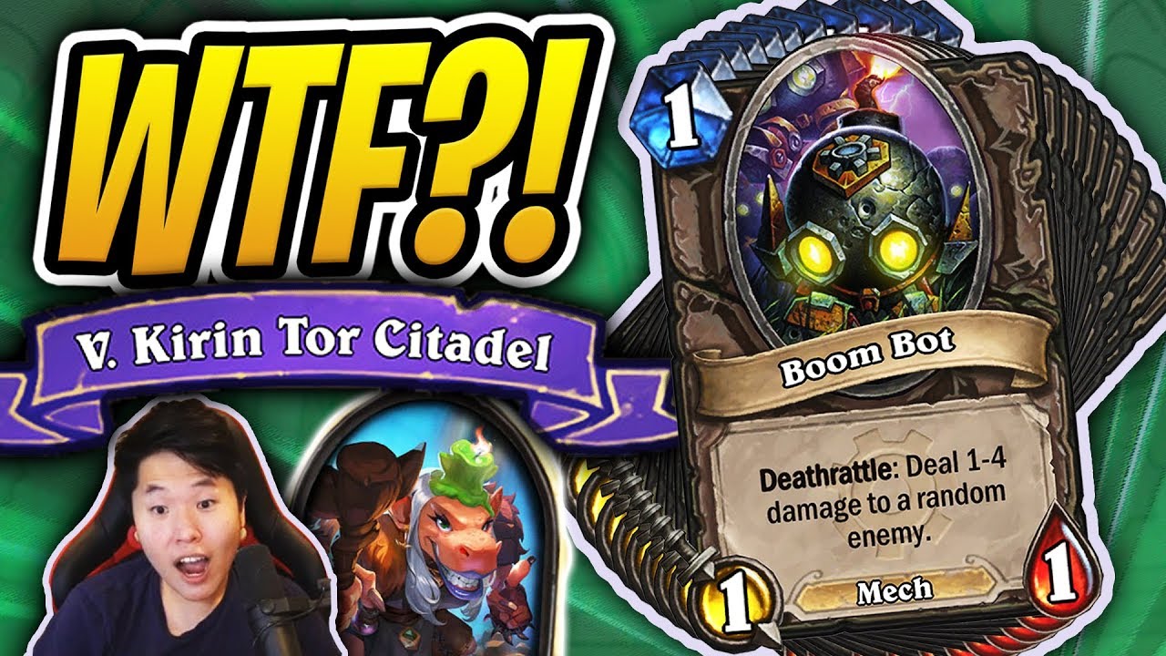 This Deck ONLY Has Boom Bots... | Chapter 5 Dalaran Heist | Rise of Shadows | Hearthstone