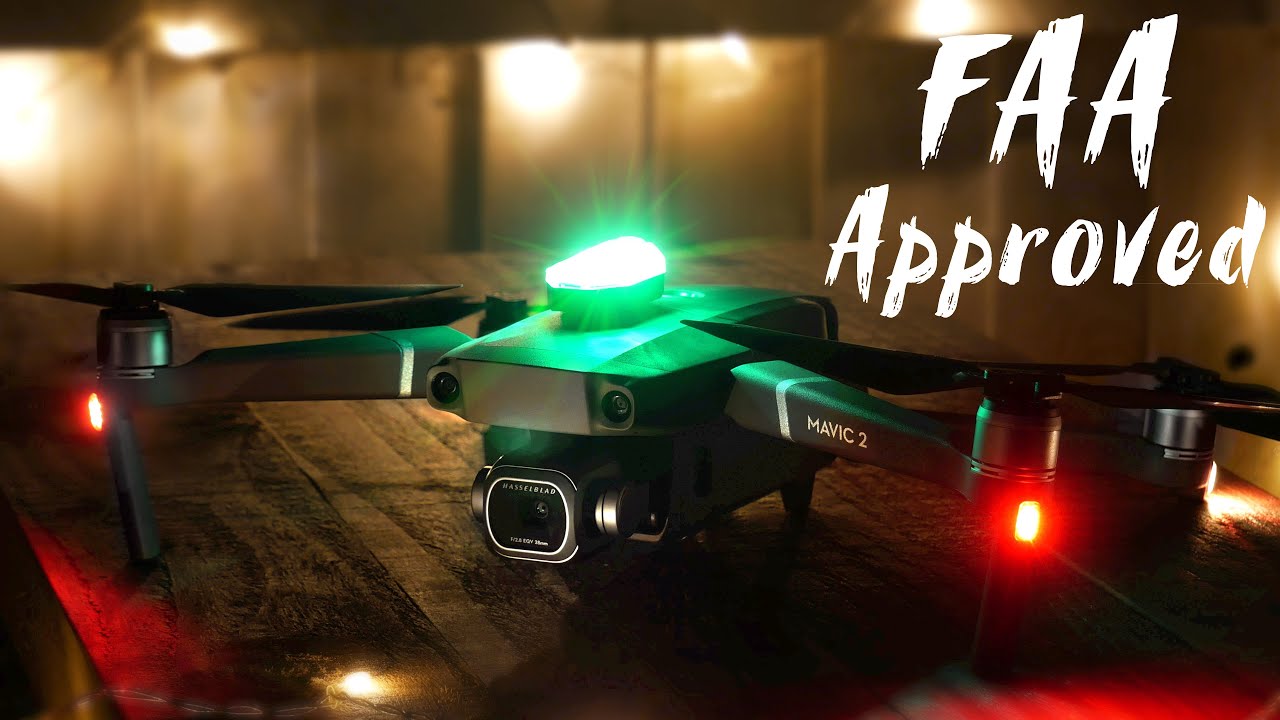 Drone Strobe Light - FAA Approved - Unbox & Tested - Fly Your Drone Safe at Night Anti Collision