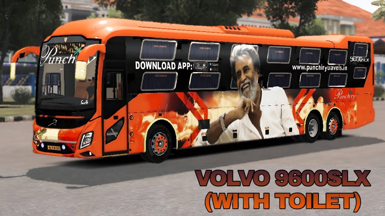 MOST POWERFUL! 🔥 Volvo 9600SLX (With Toilet) Multi-Axle Bus Mod for BUSSID