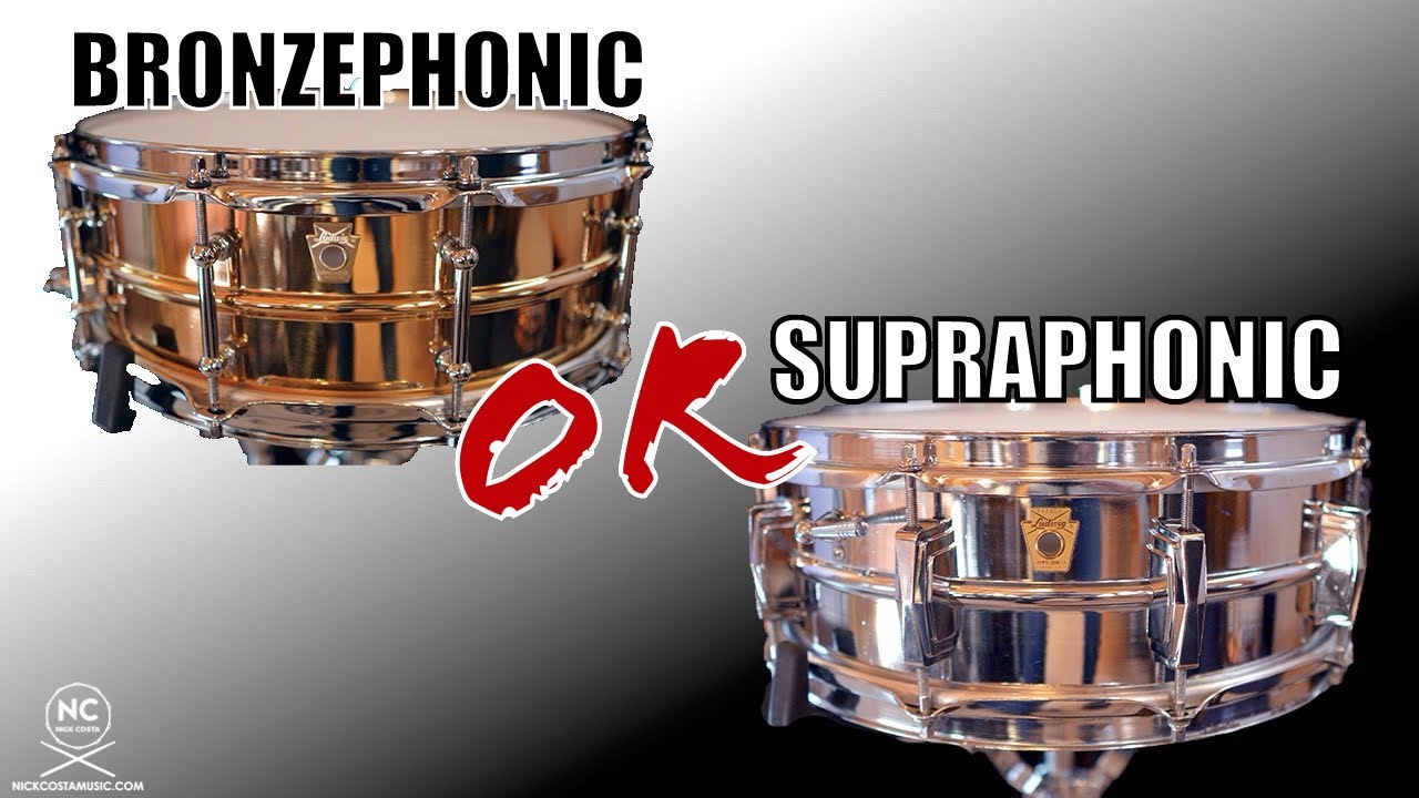 Modern or Vintage - Ludwig Bronzephonic vs Late 60s Ludwig Supraphonic