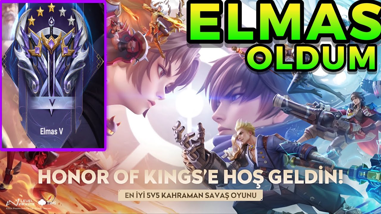 ELMAS OLDUM - HANGİ KAHRAMAN OYNAMALISINIZ / HONOR OF KINGS