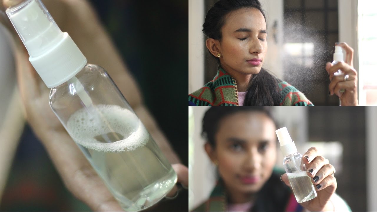 DIY Makeup Setting Spray Only 2 Ingredients | Homemade Primer Under Rs 50 | Indian Beauty Blogger