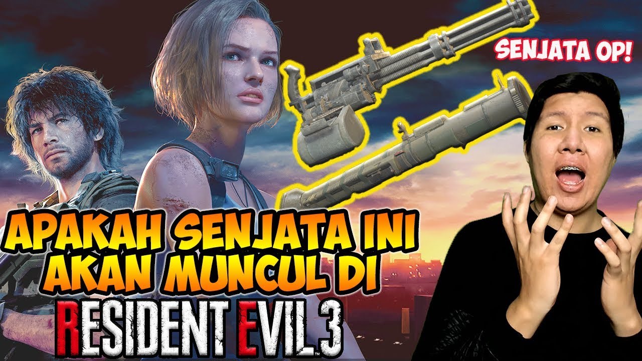 Melawan Semua Boss Dengan Bazooka & Minigun - Resident Evil 2 Remake