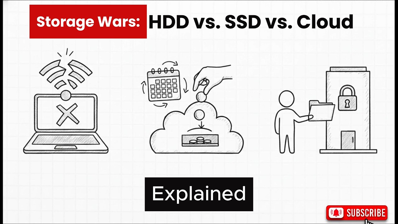 Storage Wars: HDD vs. SSD vs. Cloud Explain the mechanics of spinning magnetic disks (HDD)