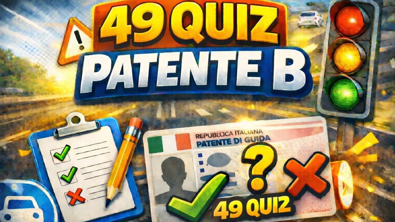 Quiz della Patente B: Con 49 quiz #14