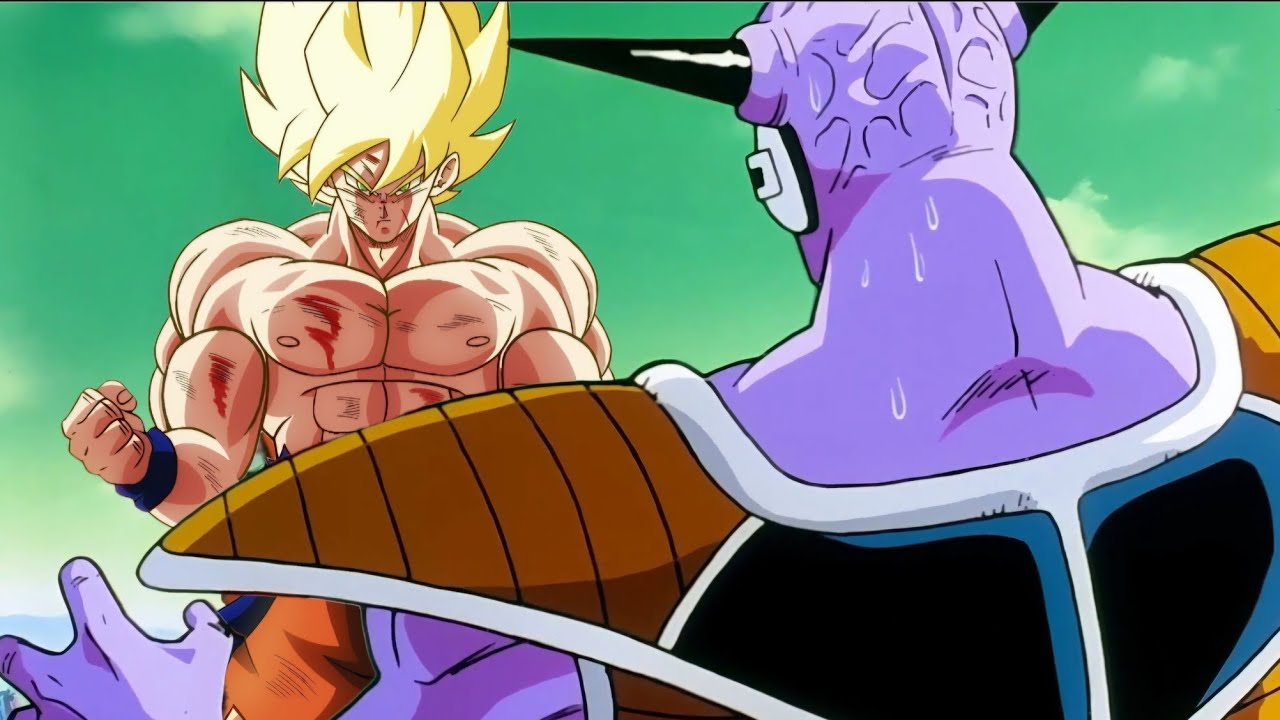 &iquest;Que pasar&iacute;a si Goku se convierte en Super Saiyajin contra Raditz? #3