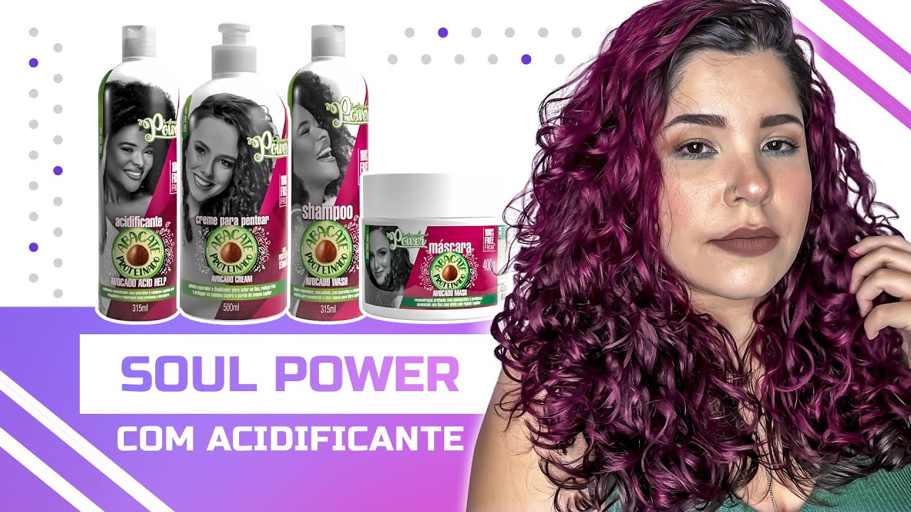 LINHA NOVA SOUL POWER ABACATE PROTEINADO! [LOW/NO POO]
