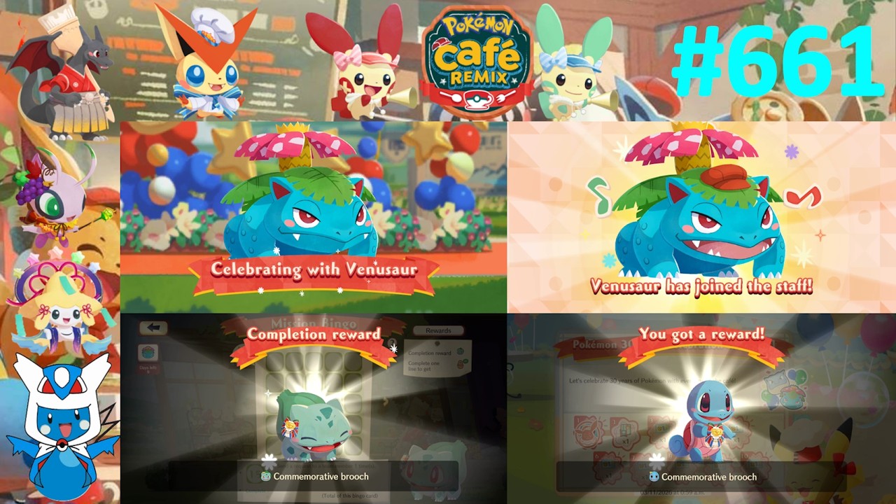 Let's Play Pokemon Cafe ReMix:  Part 661 - Celebrating Thirty
