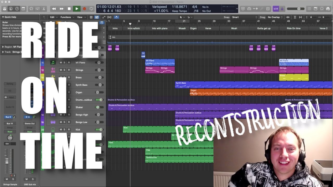 Recreating 'Ride On Time' in Logic (with samples)