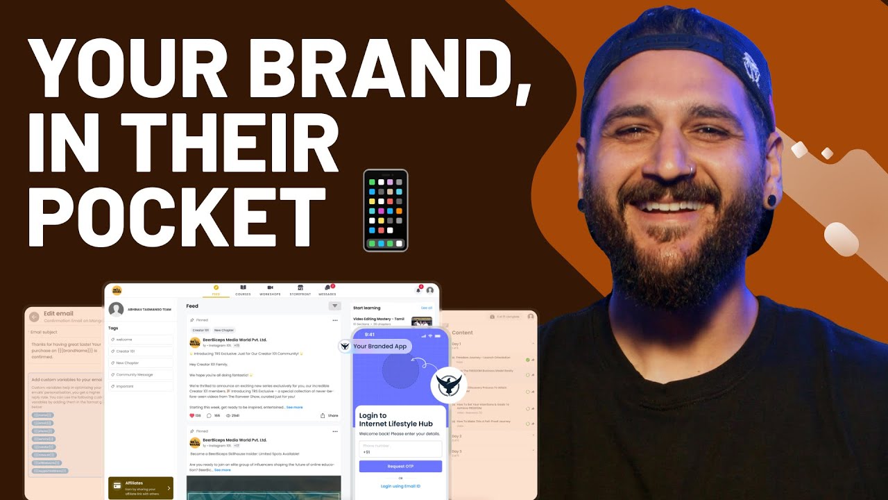Create and Sell Courses, Live Sessions and Communities with TagMango