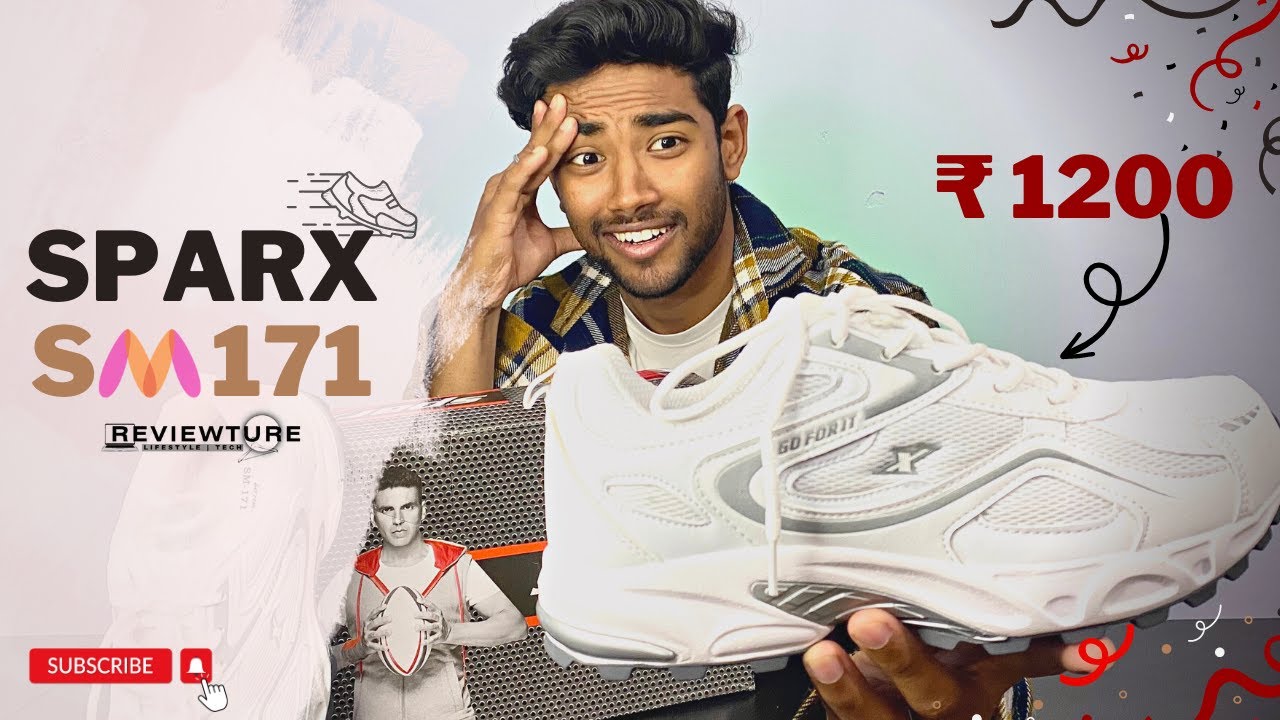 SPARX running shoes 😍 SM 171 | Unboxing, Review & Styling🔥| Best Under Budget White Chunky Sneakers👟