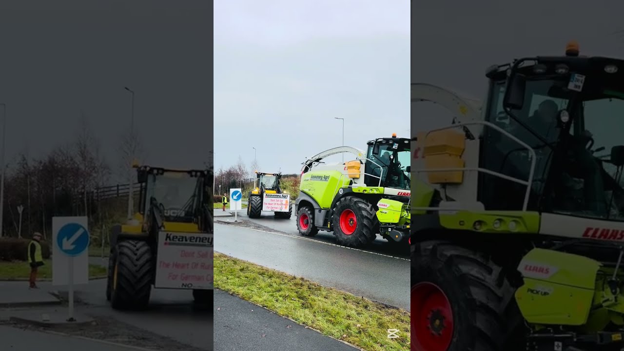 The farmers' protest in Ireland against the EU-Mercosur Trade Agreement. 🇮🇪