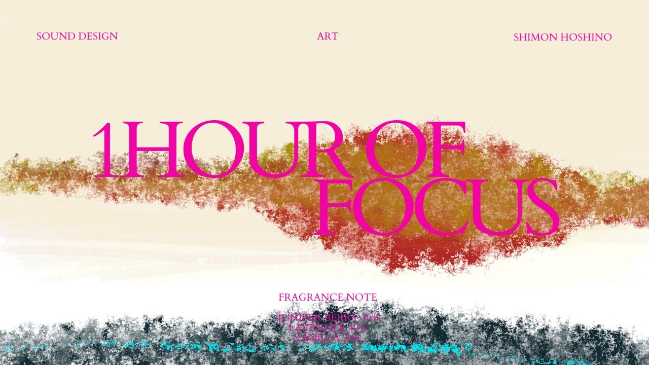 【1 hour of focus】smooth is fast｜ambient synth & piano