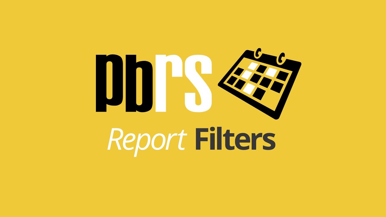 Tutorial: Using Power BI Filters in PBRS