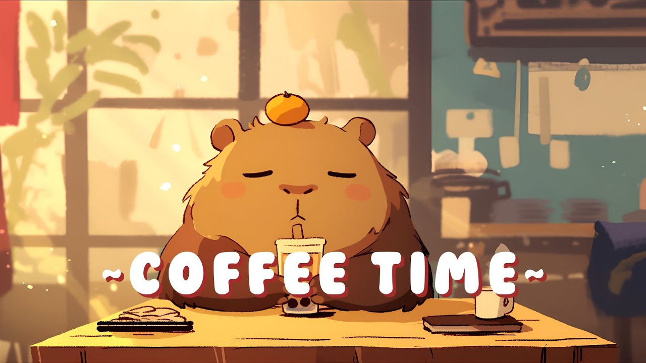 Lofi Capybara Radio | Chill Study Music Mix 🌸 ☕