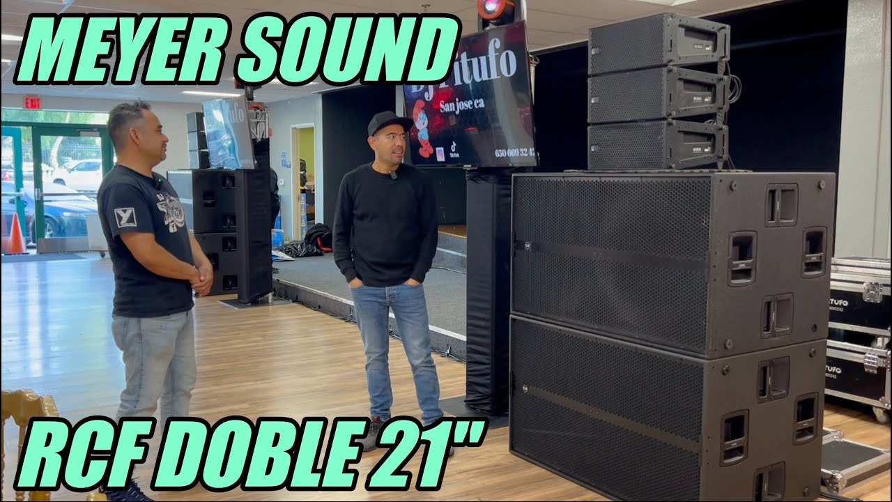 El Dj que trae Meyer sound lo probamos!