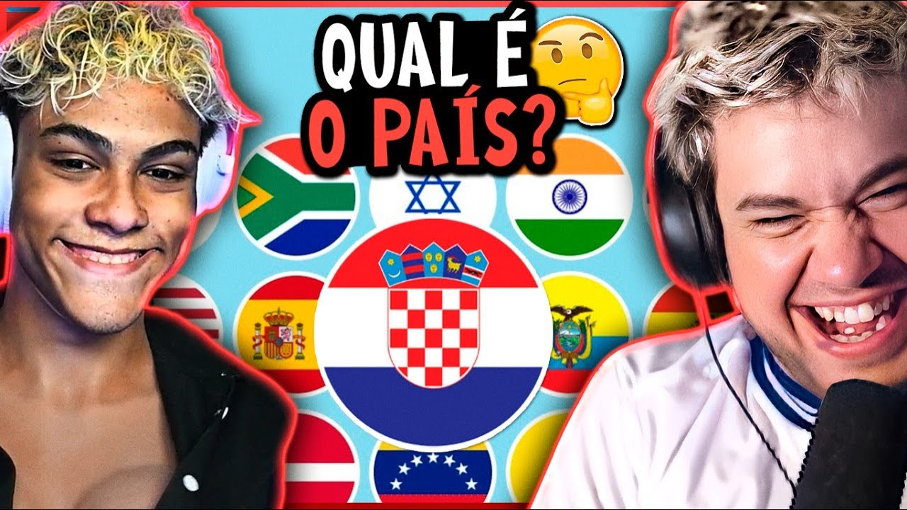 TENTANDO ADIVINHAR AS BANDEIRAS DE CADA PAÍS! (Bruninho)