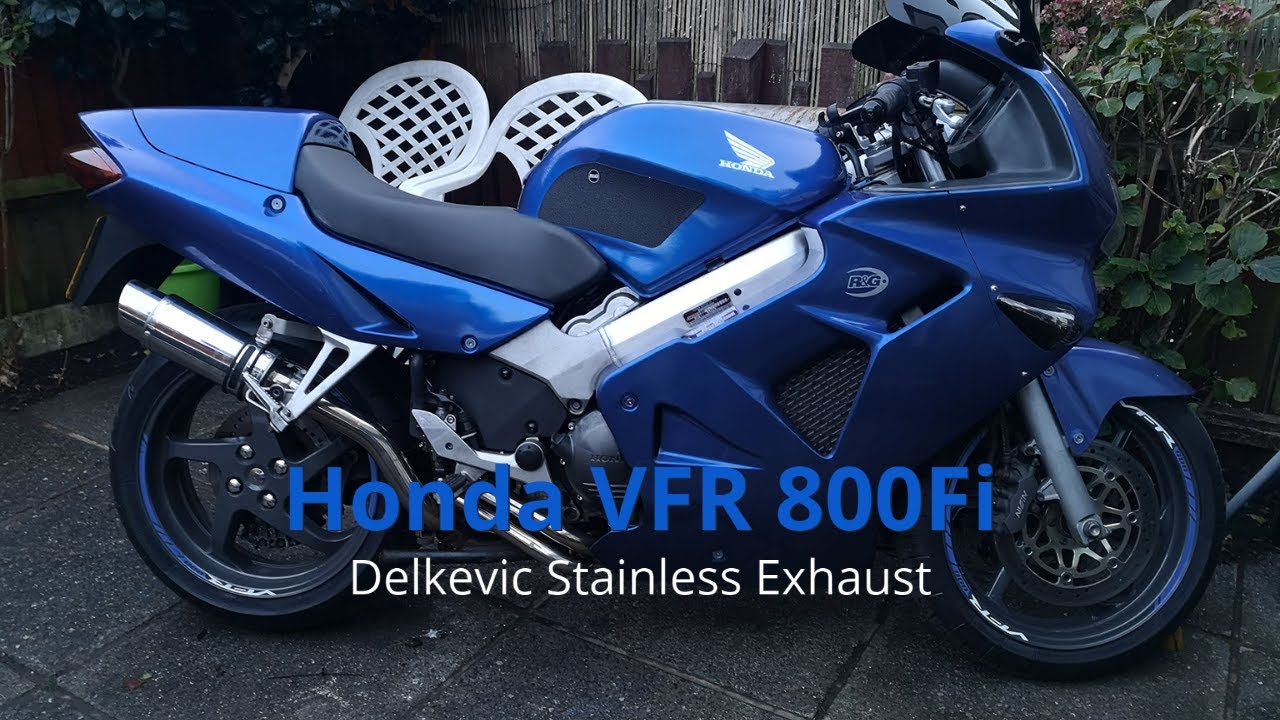 Honda VFR 800Fi Delkevic Stainless Exhaust