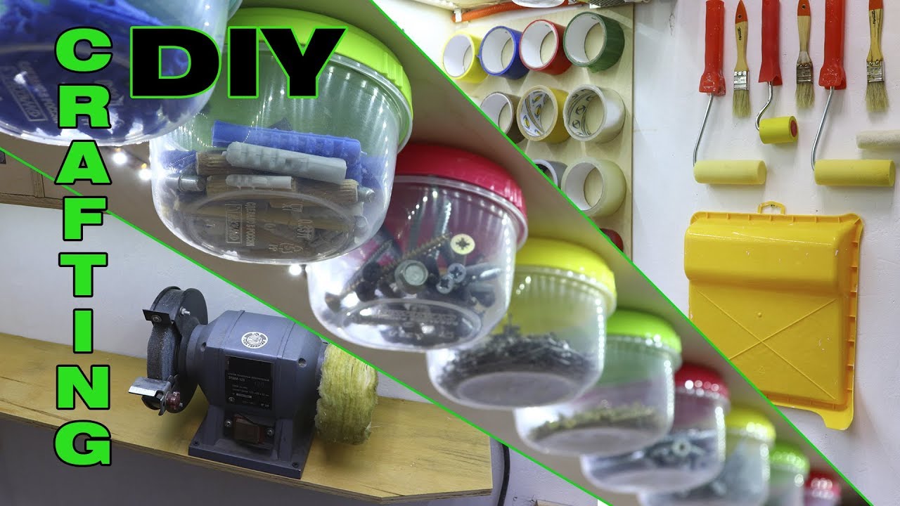 DIY. Обустройство мастерской №4. Система хранения. Подсветка. Порядок. Workshop upgrade