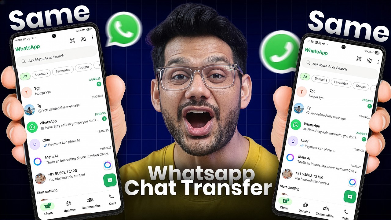 How to Transfer WhatsApp Chats from One phone to Another (Easiest Way)