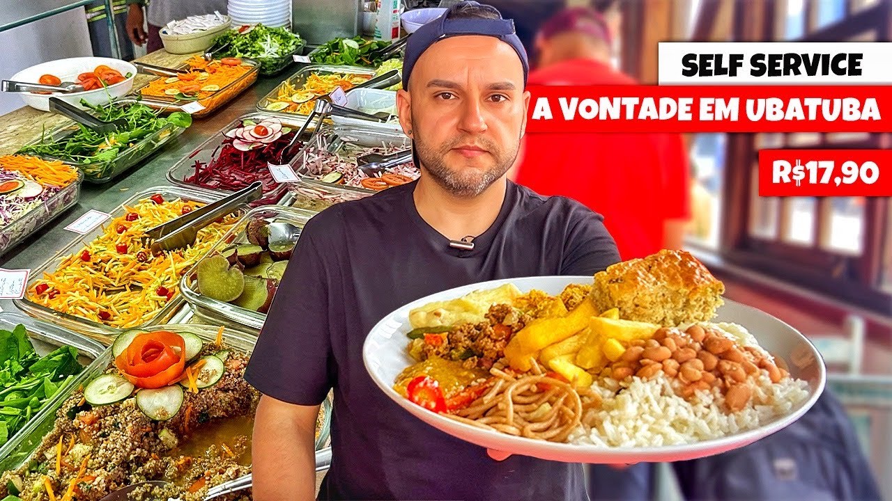 RESTAURANTE SELF-SERVICE A VONTADE POR R$17,90 EM UBATUBA - NINOS UBATUBA