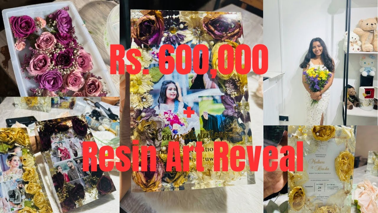 30+ Premium Flower Preservations | Rs. 600,000+ Resin Art Collection #FlowerPreservation
