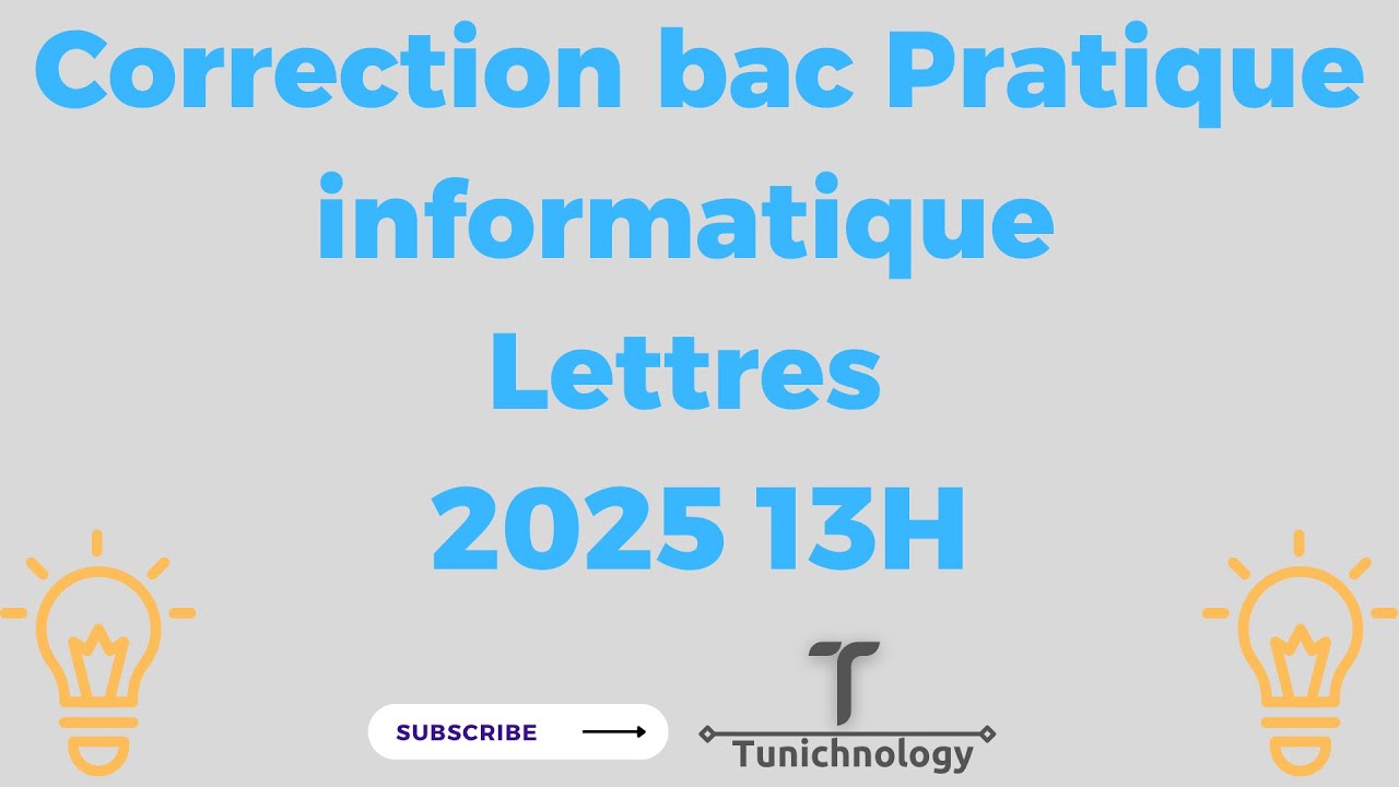 Correction bac Pratique informatique Lettres 2025 13H