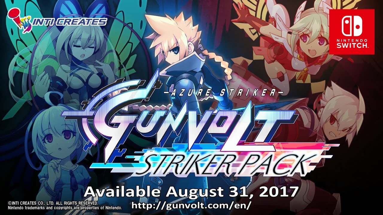 Azure Striker GUNVOLT: STRIKER PACK (Switch Version)  - Official Trailer