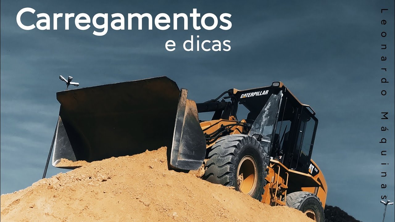 Carregamentos com dicas, cat 924h.🚜