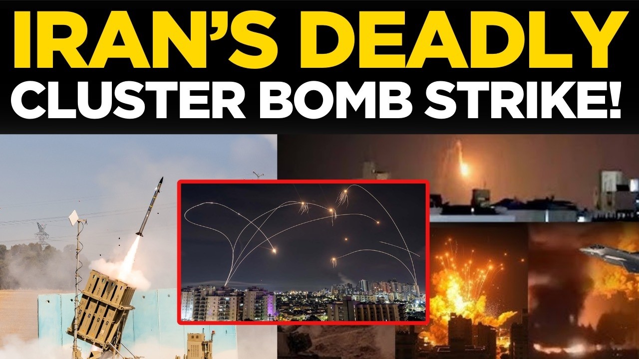 LIVE: Iran’s Deadly Cluster Strike vs Iron Dome Defense | Iran-Israel War | Trump | Watch LIVE