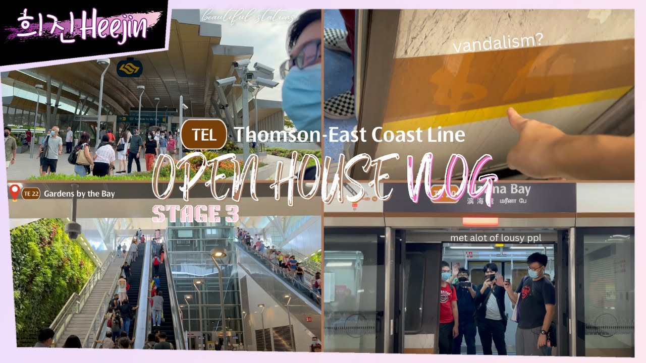 NEW Thomson-East Coast Line Stage 3! Visit every station in this OPEN HOUSE Vlog! | 희진Heejin
