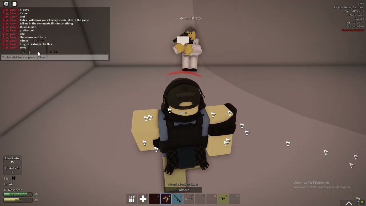 The special skins zoo in DvN  ||DvN (Dummies versus noobs) Roblox|| @sensei4042