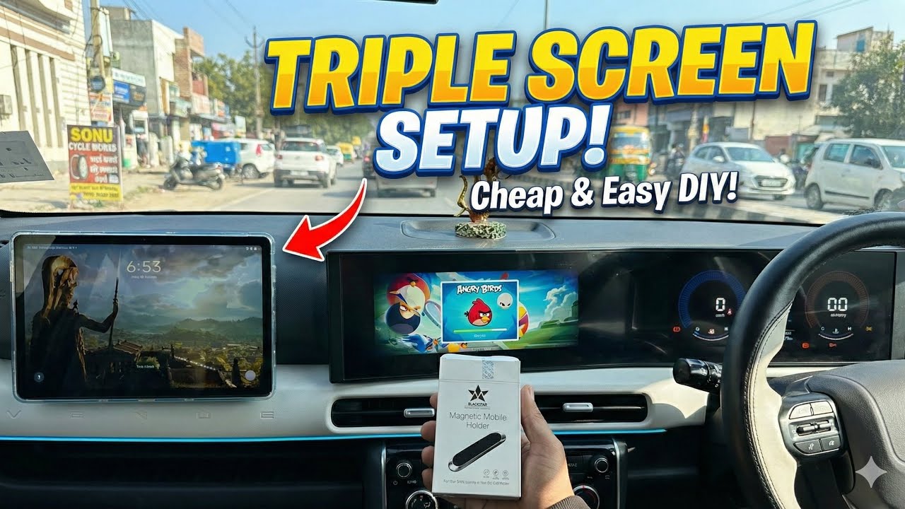 Mobile Magnetic Holder ￼for our Venue HX5 look like 3rd Screen 